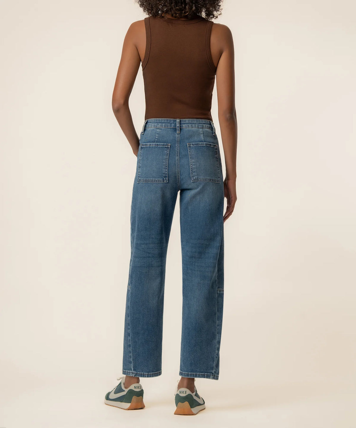 Ashton High Rise Relaxed Leg Pant by Kut from the Kloth in Author Wash
