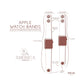 Mocha Watch Band by Keva Style