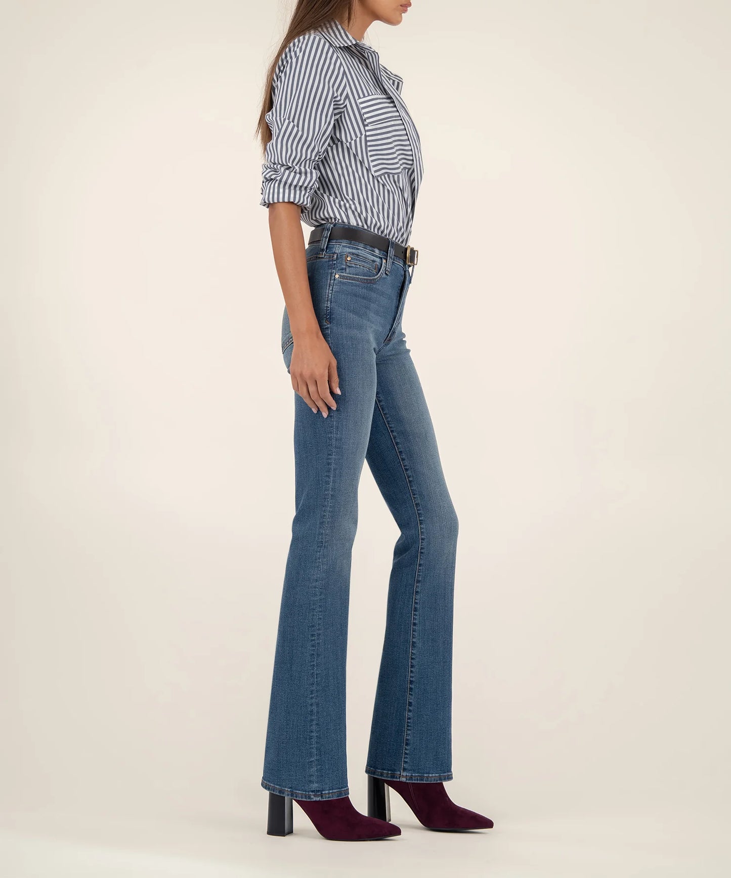 Natalie High Rise Fab AB Bootcut by Kut from the Kloth in Interactive