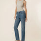 Blair High Rise Fab Ab Straight Leg Jeans by Kut from the Kloth in Thrive