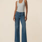 Jean High Rise Wide Leg Dip Scoop Jeans by Kut from the Kloth in Incandescent