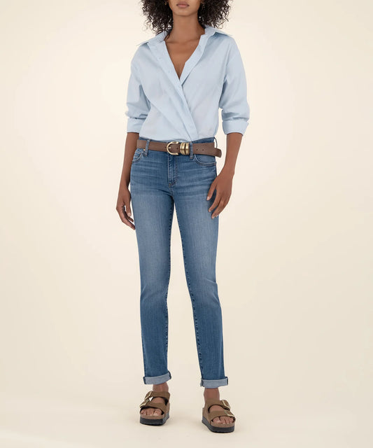 Catherine Boyfriend Jeans by Kut from the Kloth in Incandescent Wash