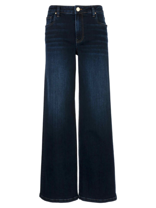High Rise Wide Leg Clean Hem Jeans by Kut from the Kloth in Attributable