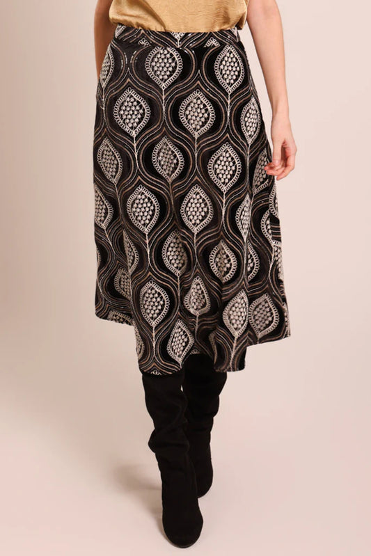 Anarchy Skirt by Traffic People in Black and White