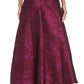 Brocade Jacquard Ball Gown Skirt by Muse in Fuchsia