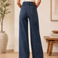 Hudson Wide Leg Jeans by Level 99 in The Baths
