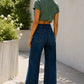 Hudson Wide Leg Jeans by Level 99 in The Baths