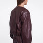 Lomee Vegan Leather Jacket by Rino & Pelle in Chocolate Bean