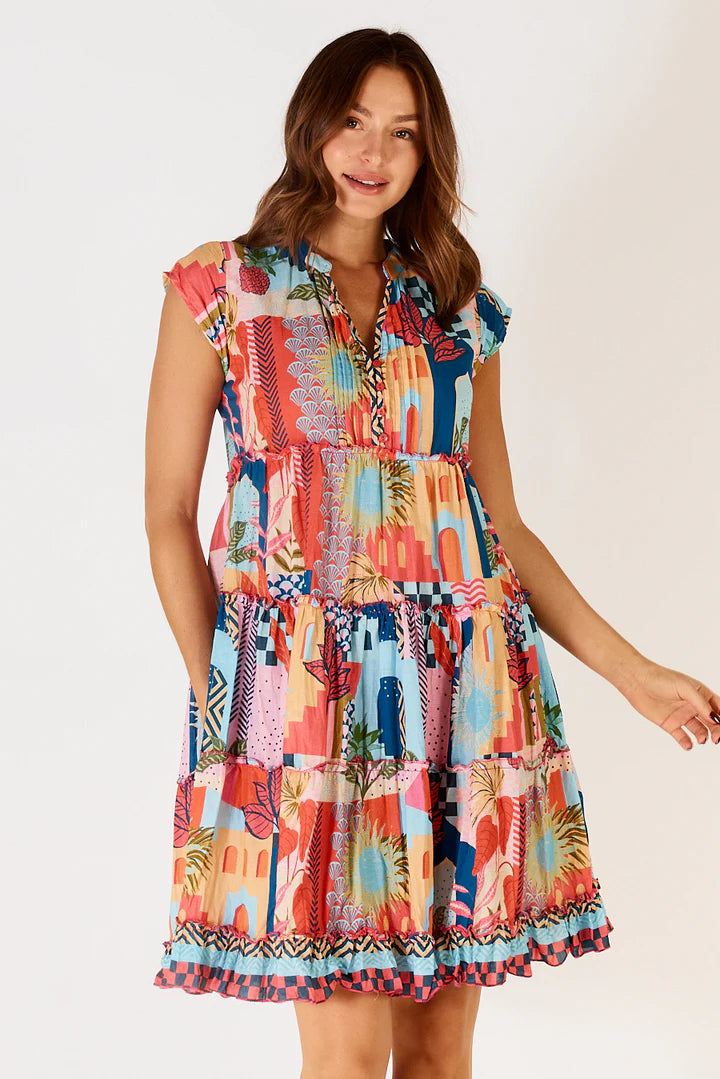Solaire Dress by Lula Soul in Print