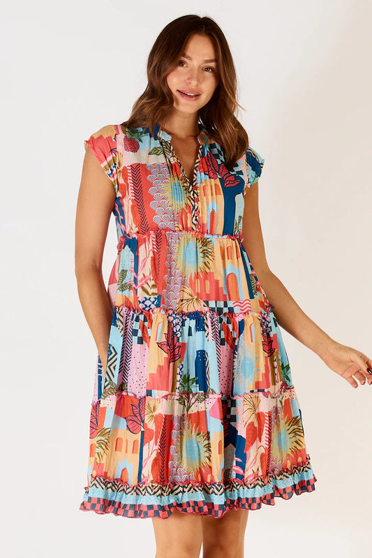 Solaire Dress by Lula Soul in Print