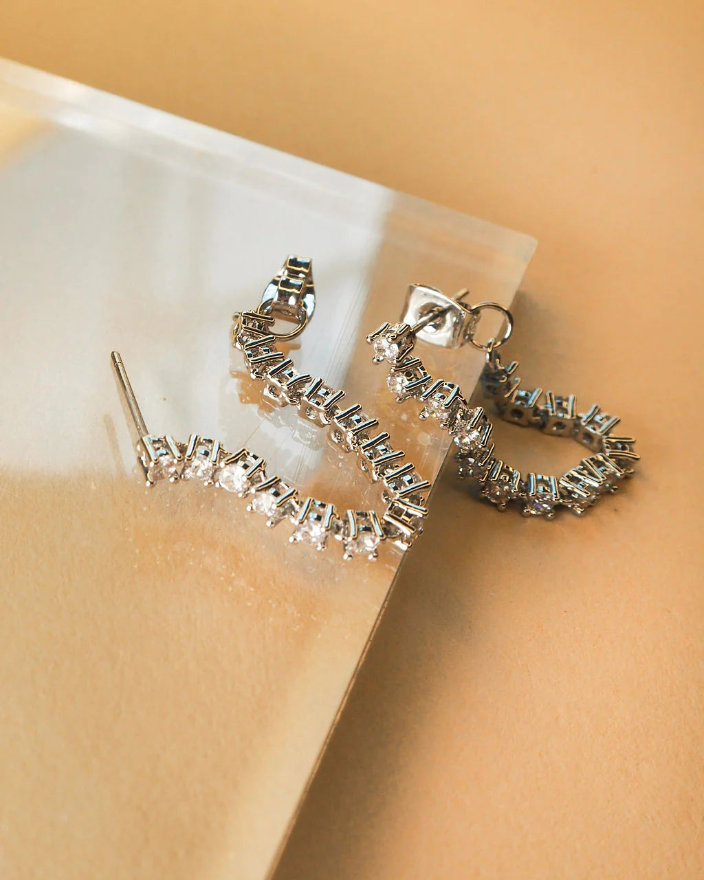 Ballier Chain Studs by LUV AJ in Silver