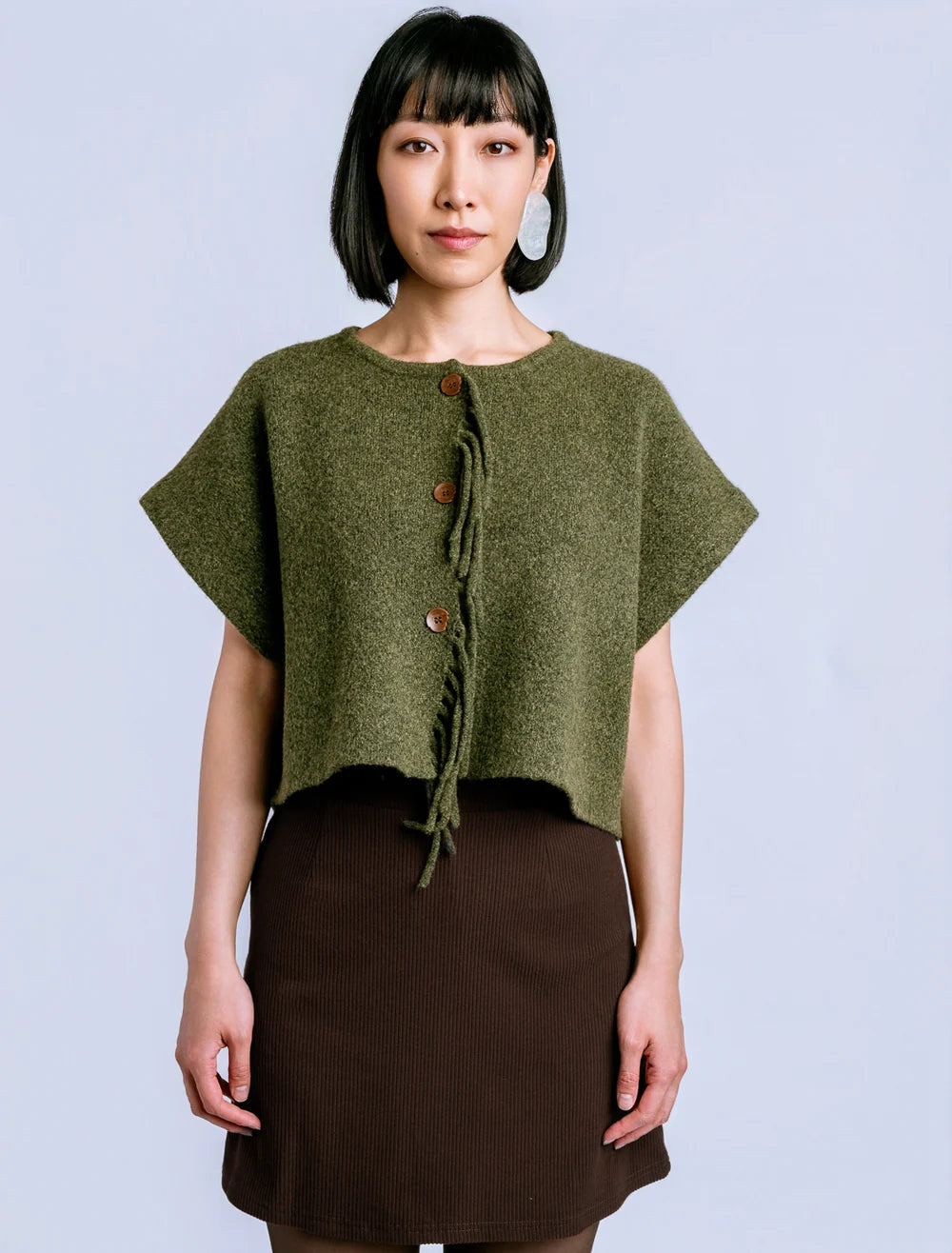 Sachi Vest by Kerisma in Olive Jade