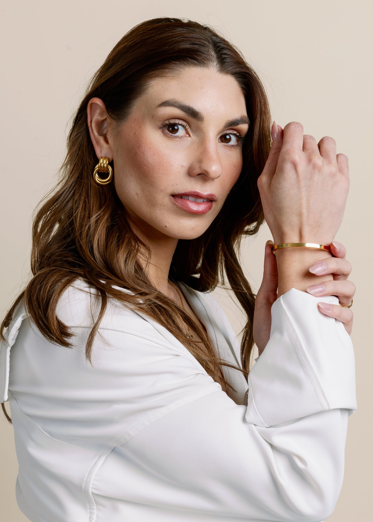 Maria Bracelet by Vincent Jewelry in Gold
