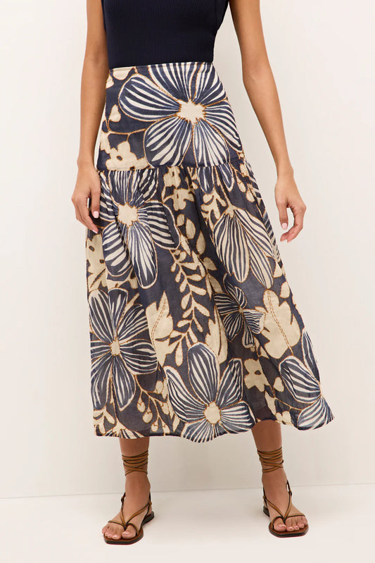 Owens Skirt by Marie Oliver in Moonflower