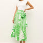 Estine Wrap Skirt by Marie Oliver in Verdant