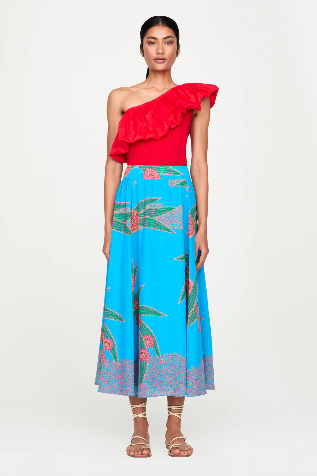 Sasha Skirt by Marie Oliver in Peacock
