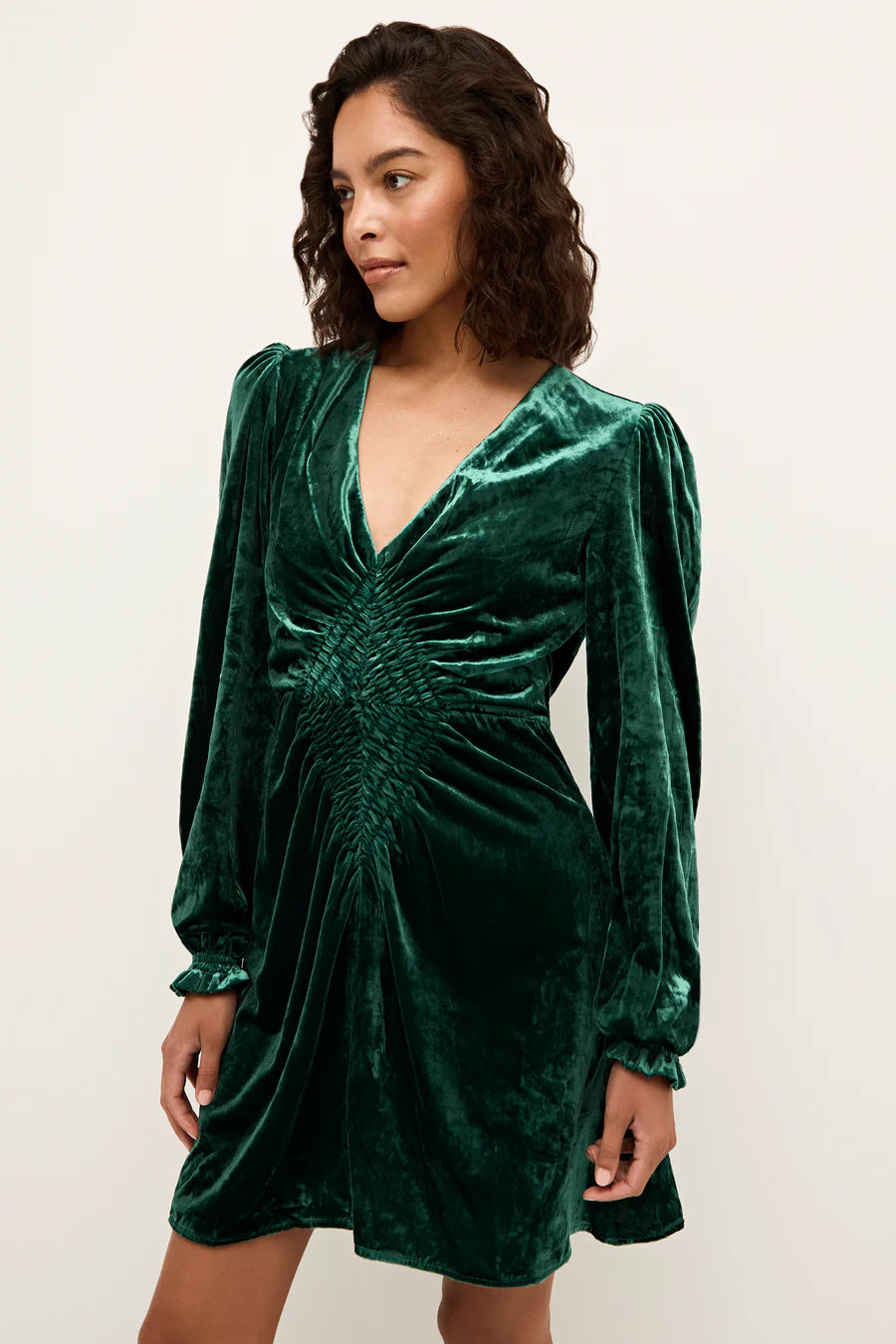 Eliza Dress by Marie Oliver in Pine
