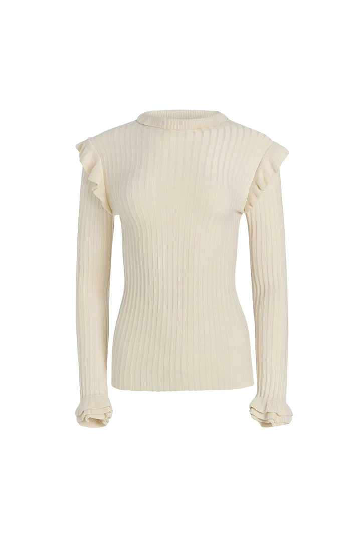 Tinley Turtleneck by Marie Oliver in Whitecap