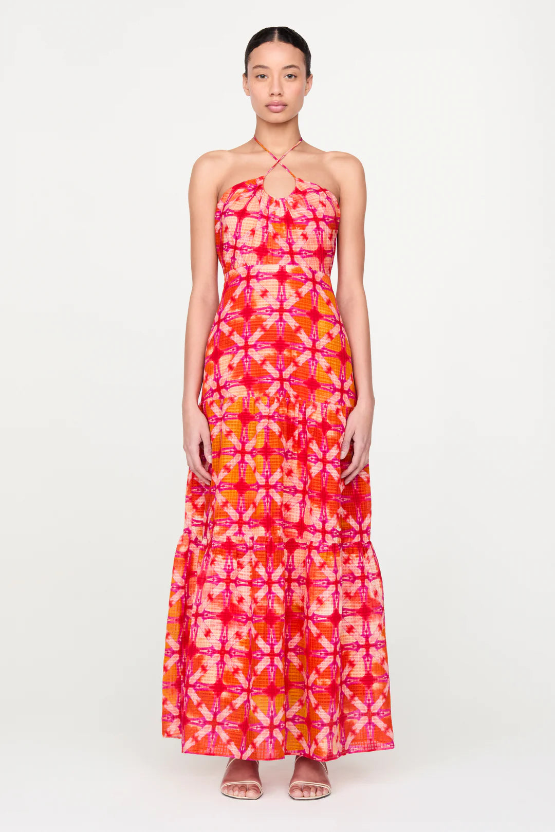 Zenna Dress by Marie Oliver in Guava