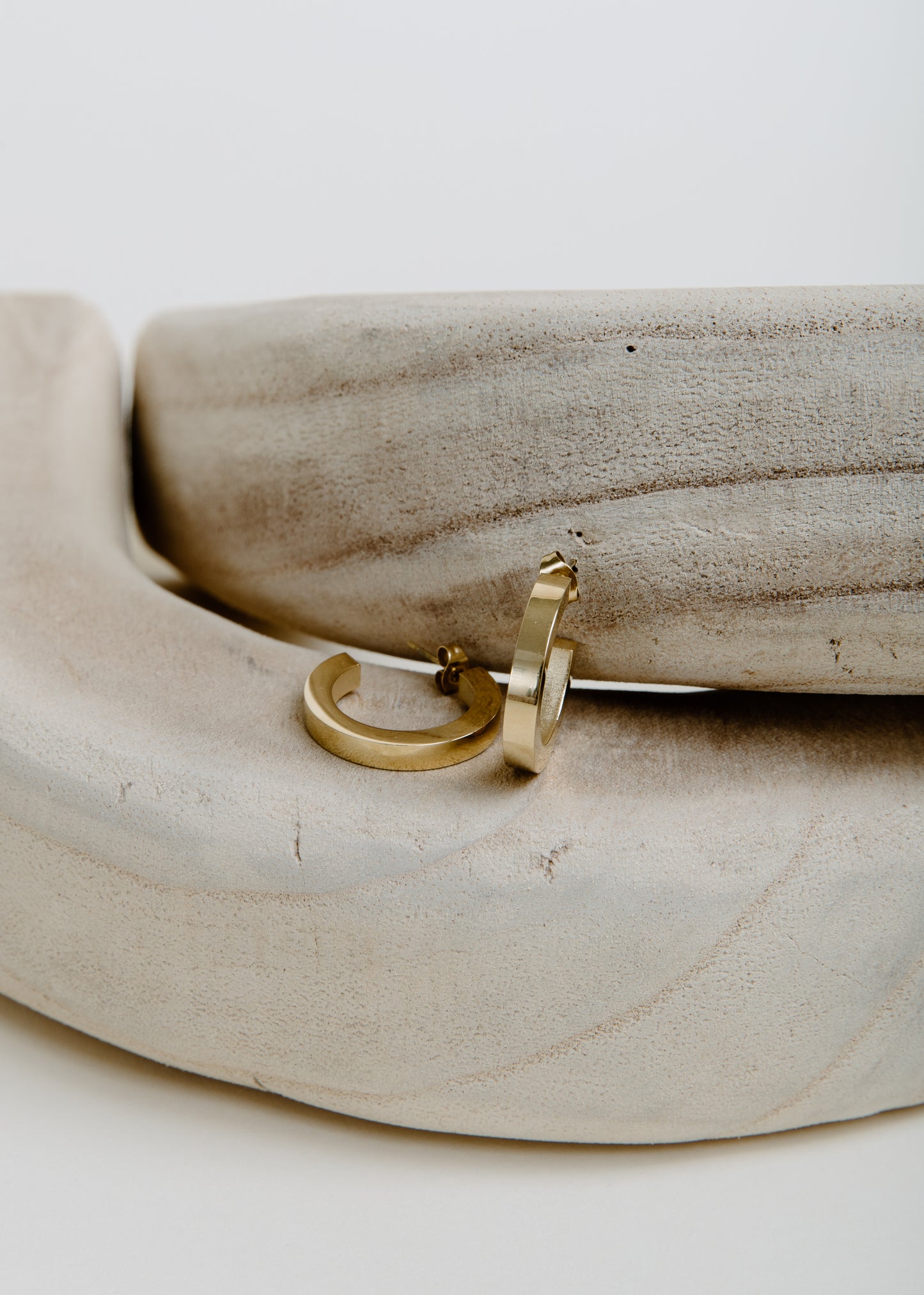 Mckenzie Hoop by Vincent Jewelry in Gold