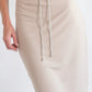 Midi Lounge Skirt by Revir in Oatmeal