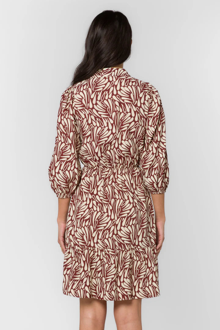 Nichola Dress by Velvet Heart in Bordeaux Dew