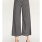 Annabelle Crop Wide Leg Pant by Level 99 in Smokey Grey