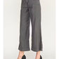 Annabelle Crop Wide Leg Pant by Level 99 in Smokey Grey