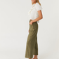 Sophia Crop Wide Leg by Level 99 in Thyme