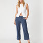 Lauren Crop Trouser by Level 99 in Stargazer