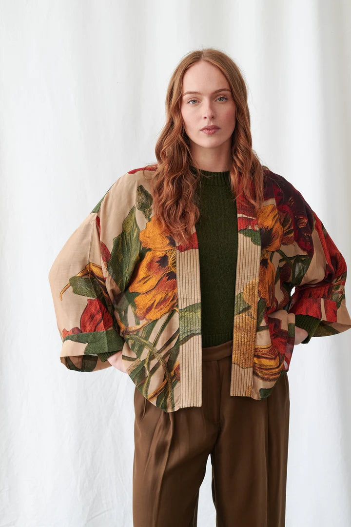 Kimono by One Hundred Stars in Nasturtium Fawn