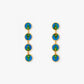Norman Castle Round Bezel Drop Earring by Brackish
