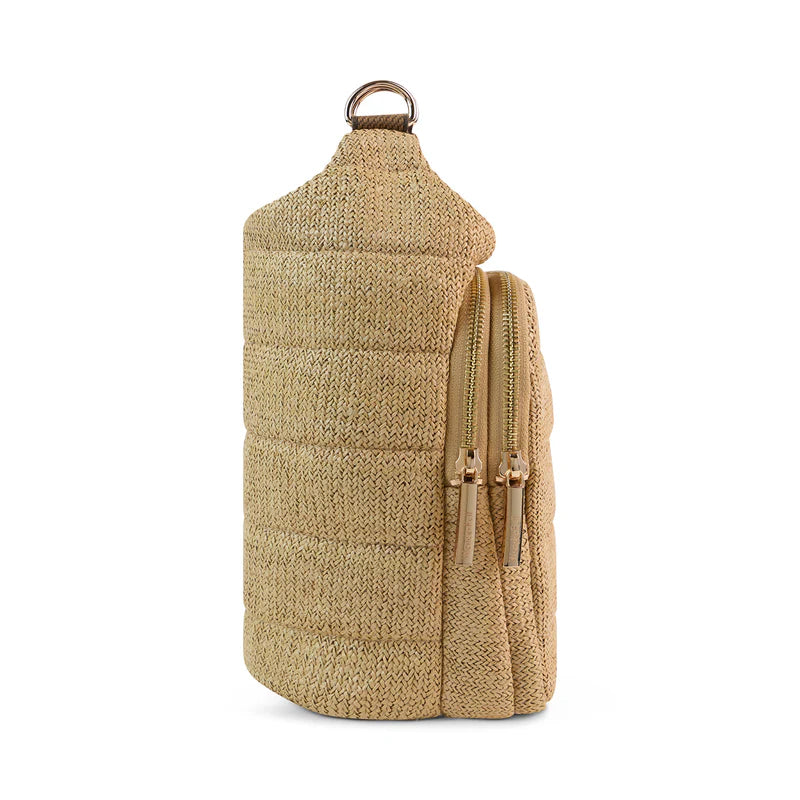 Natural Faux Raffia Hydrobag by WanderFull