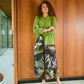Palazzo Pants by One Hundred Stars in Orchid Black