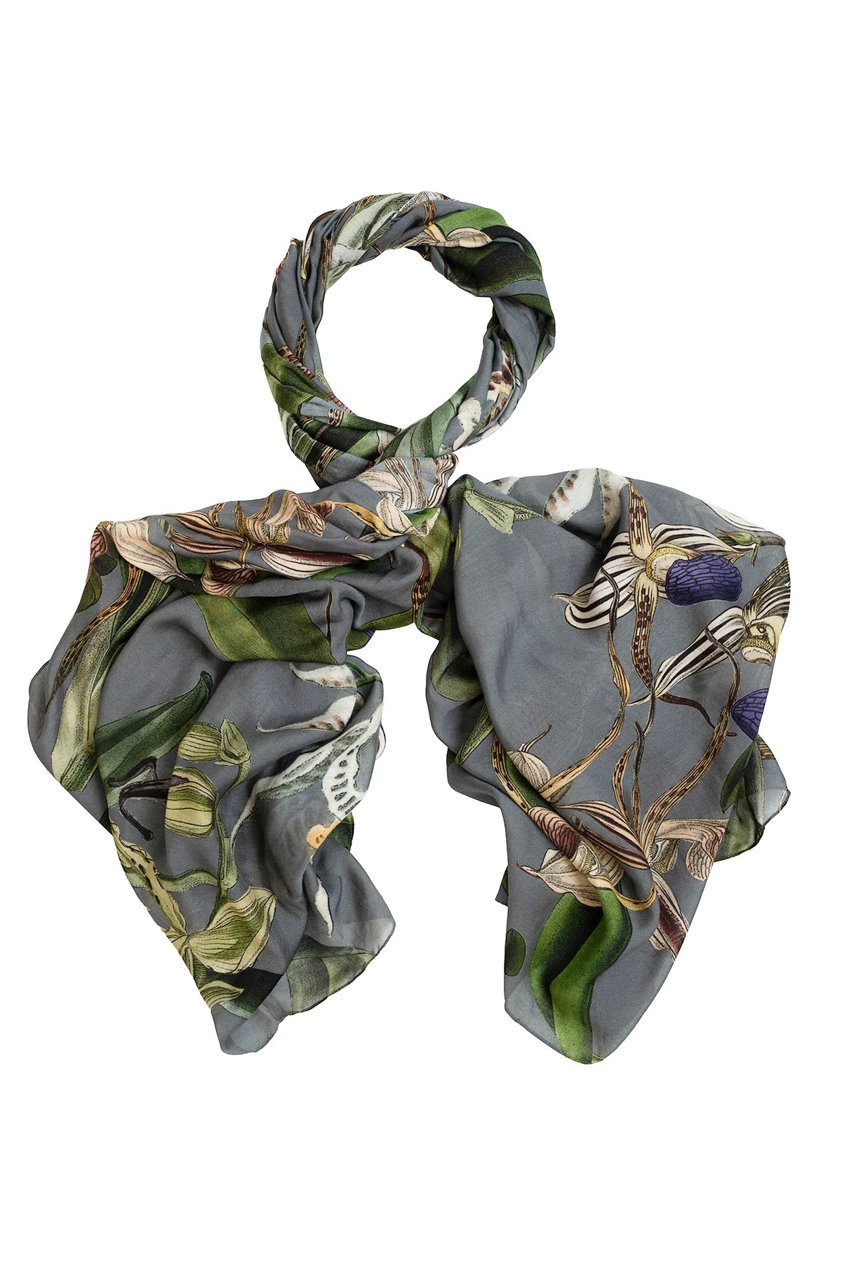 Scarf by One Hundred Stars in Orchid Grey