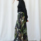 A-line Maxi Skirt by One Hundred Stars in Orchid Black