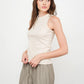 Knit Sleeveless Top by Fun2Fun in Oyster