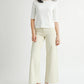 Elbow Sleeve Knit Tee by Fun2Fun in Ivory