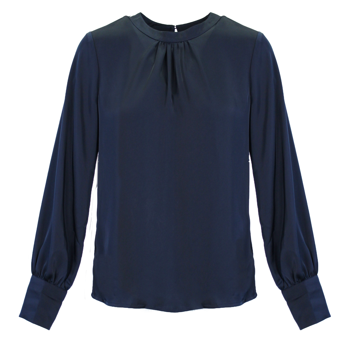 Satin Blouse by Anonyme in Admiral