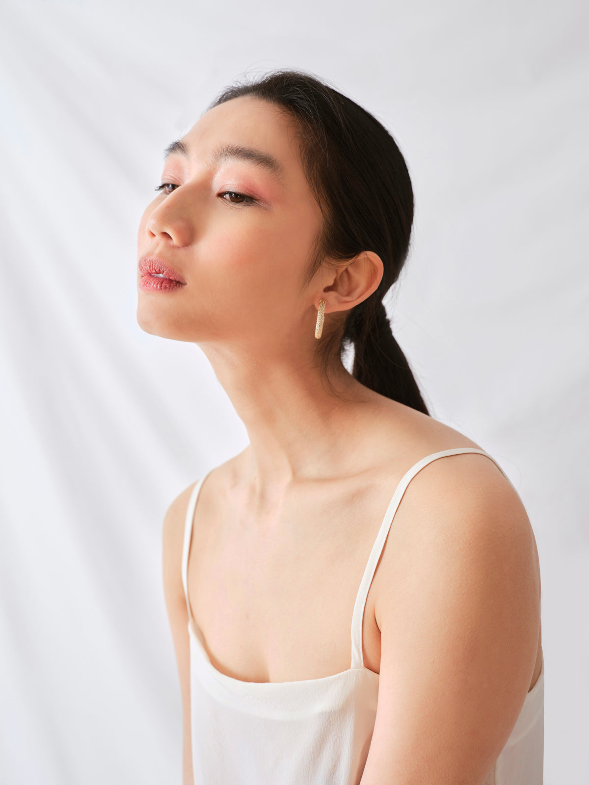 Petit Arthur Earrings by Maison Lurex in Gold