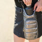 Glossy Hydrobag by WanderFull in Pewter with Solid Strap