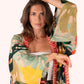 Kimono Jacket by Powder Design in Exotic Leaves