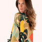 Kimono Jacket by Powder Design in Exotic Leaves