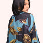 Short Kimono Jacket by Powder Design in Hellebore