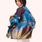 Short Kimono Jacket by Powder Design in Iris