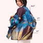 Short Kimono Jacket by Powder Design in Iris