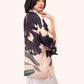 Short Kimono Jacket by Powder Design in Midnight Orchid