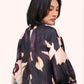 Short Kimono Jacket by Powder Design in Midnight Orchid