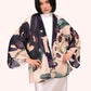 Short Kimono Jacket by Powder Design in Midnight Orchid