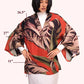 Short Kimono Jacket by Powder Design in Tulip
